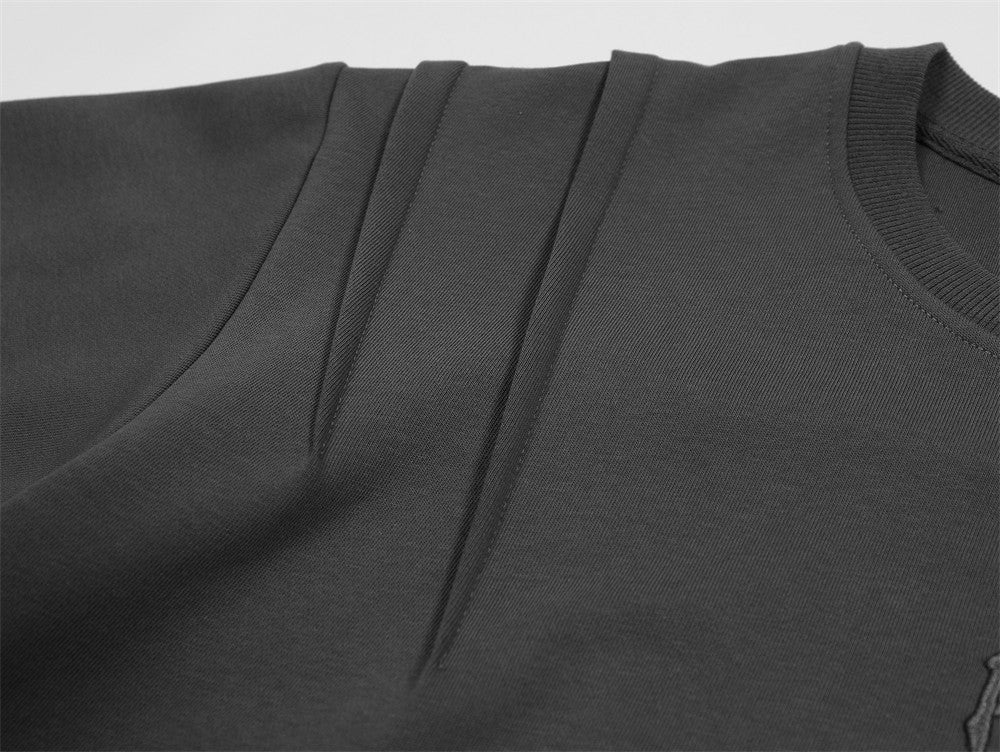 Fashion Solid Color Loose Sweater Men