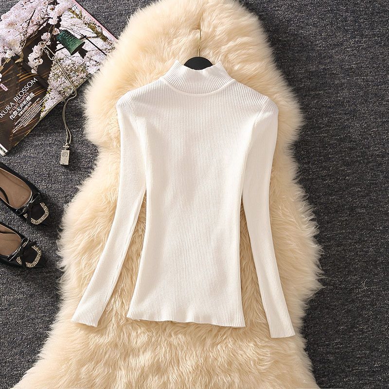 Knitted Bottoming Shirt Two-piece Vest Set