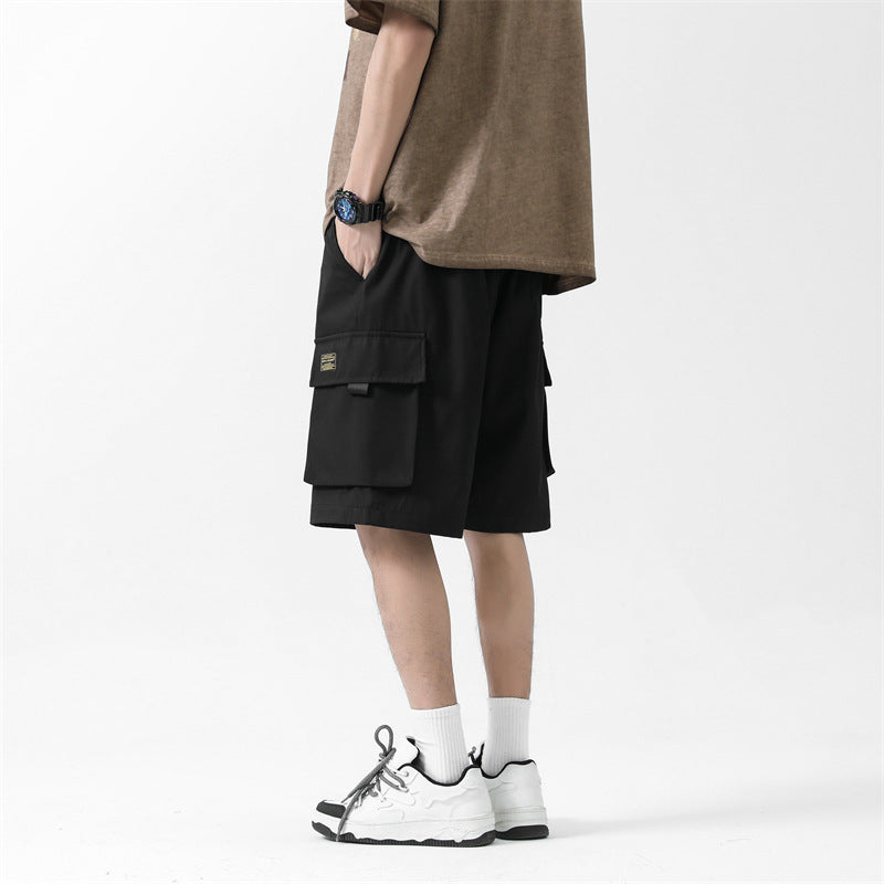 Men's American Retro Multi-pocket Workwear Shorts