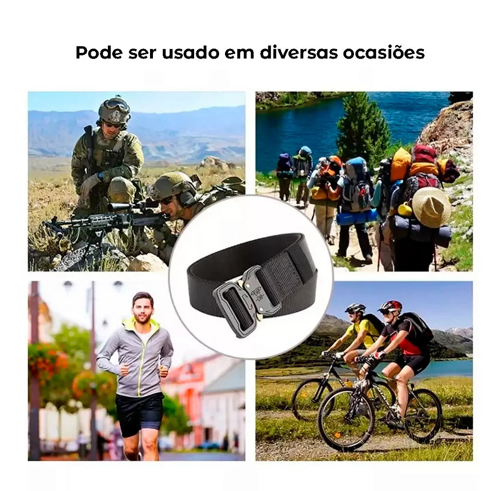 Anti Allergic Metal Tactical Belt With Buckle Hook