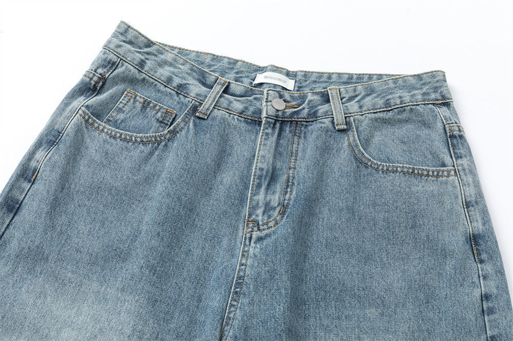 Men's Loose Leisure All-matching Simple Wide-leg Trousers