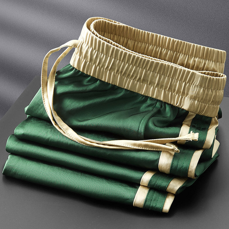 High-end Straight Male Loose Track Pants