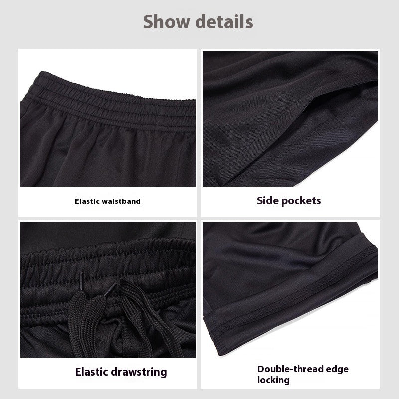 Fitness Loose Quick-drying Ice Silk White Children Shorts