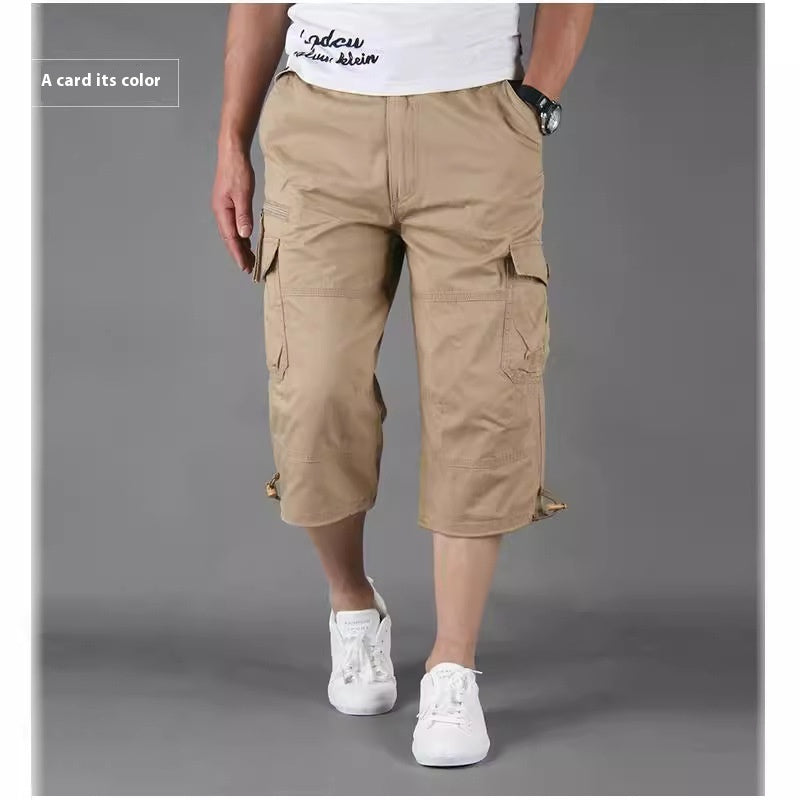 Men's Loose Thin Multi-pocket Outdoor Sports And Casual Shorts