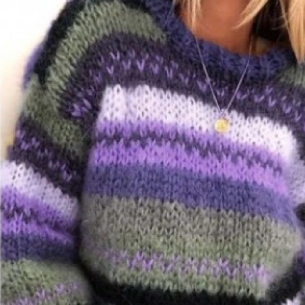 Leisure Warm All-matching Sweater Women's Clothing