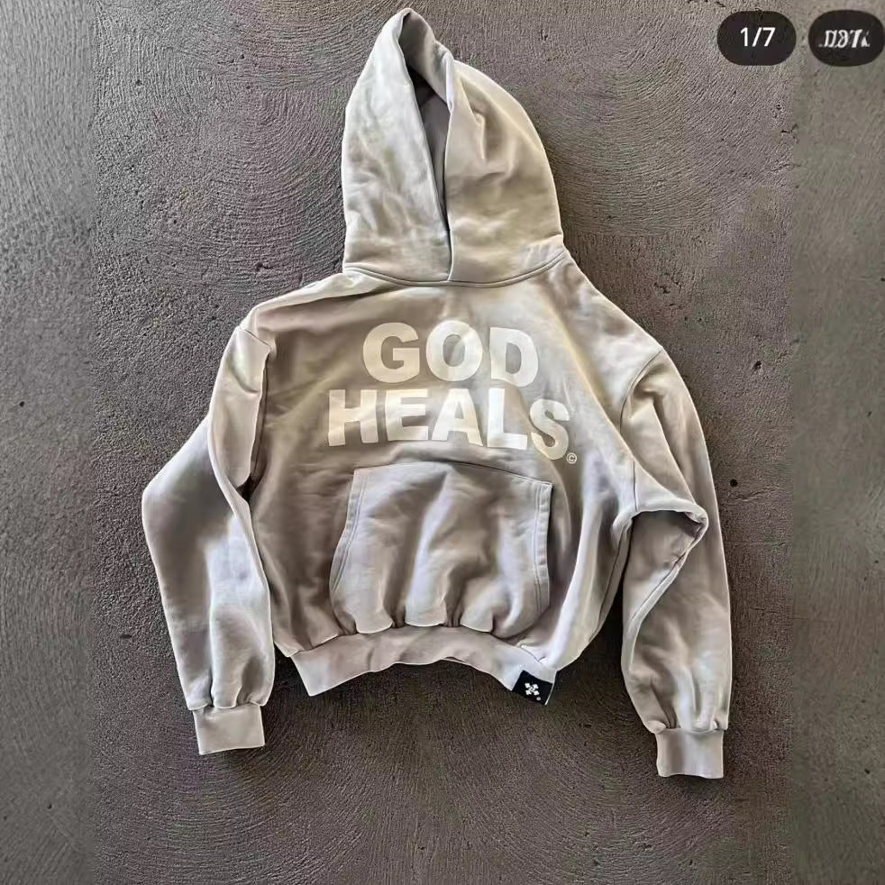 Hooded Sweater Heavy Long Sleeve Jacket
