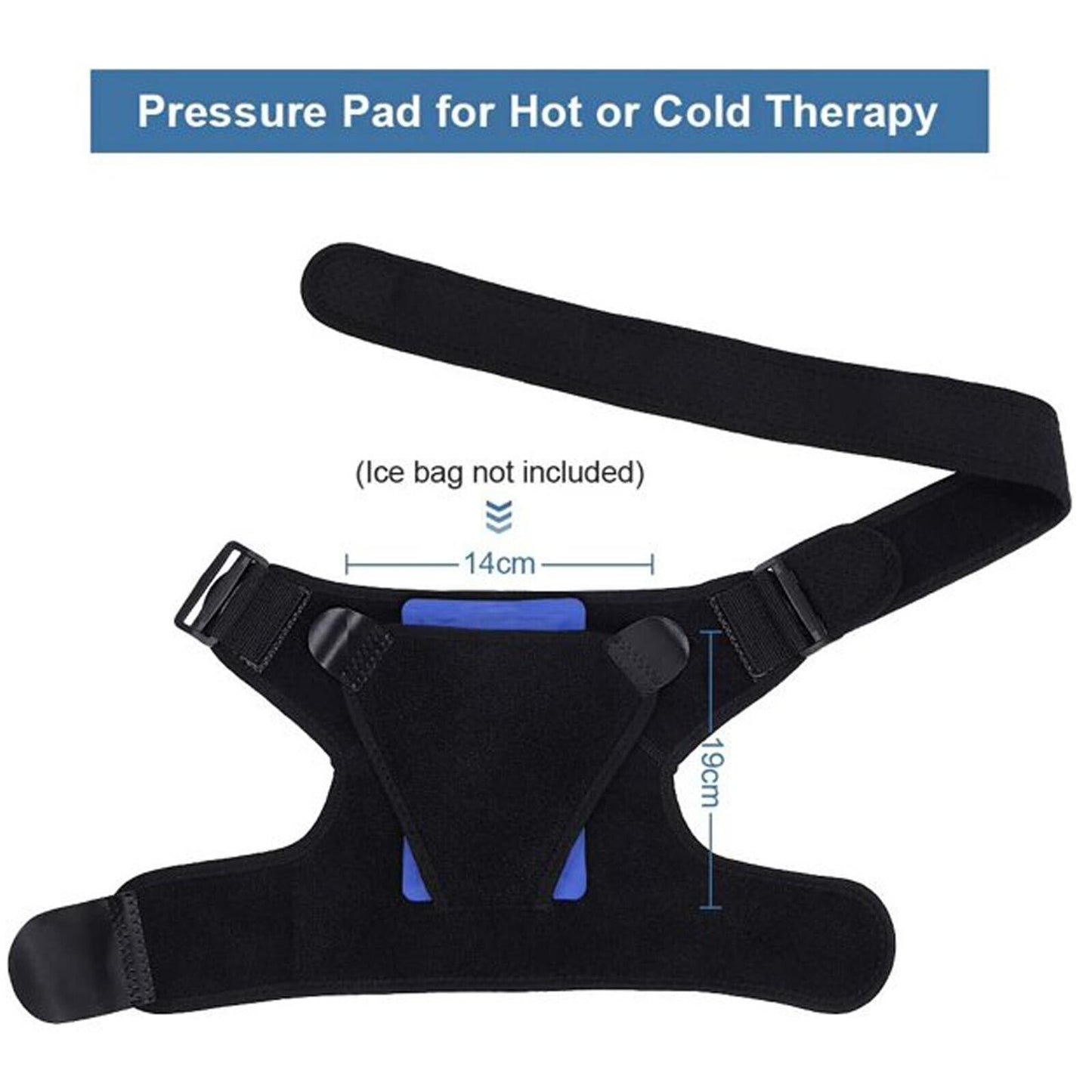 Left And Right Shoulder Brace Rotator Cuff Support Injury Dislocate Compression Stra