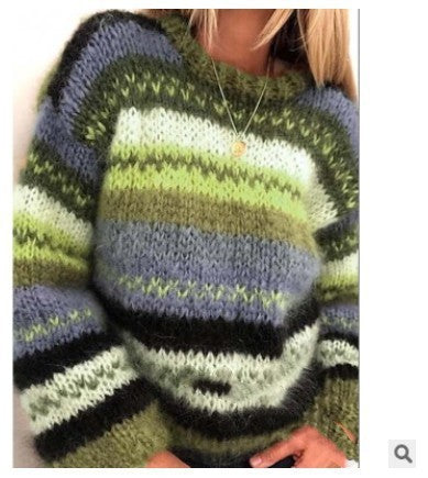 Leisure Warm All-matching Sweater Women's Clothing