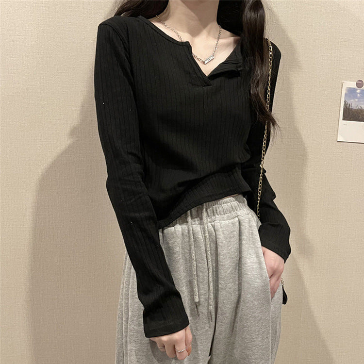 Short Top Women's Long Sleeve