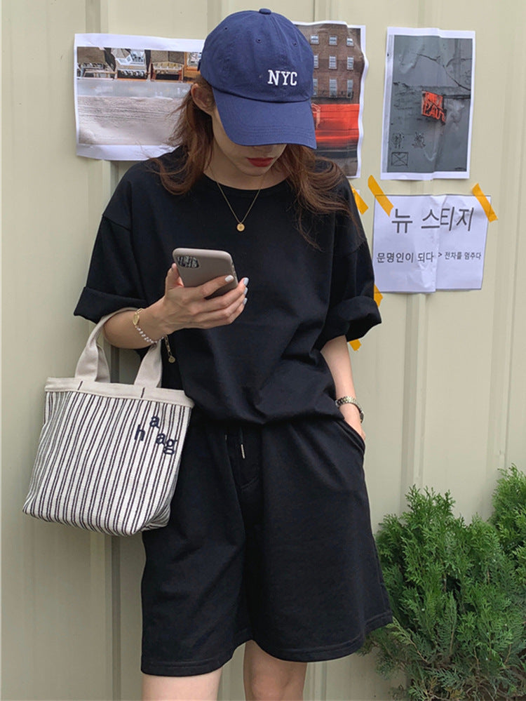 Student Loose Leisure Sports Two-piece Set