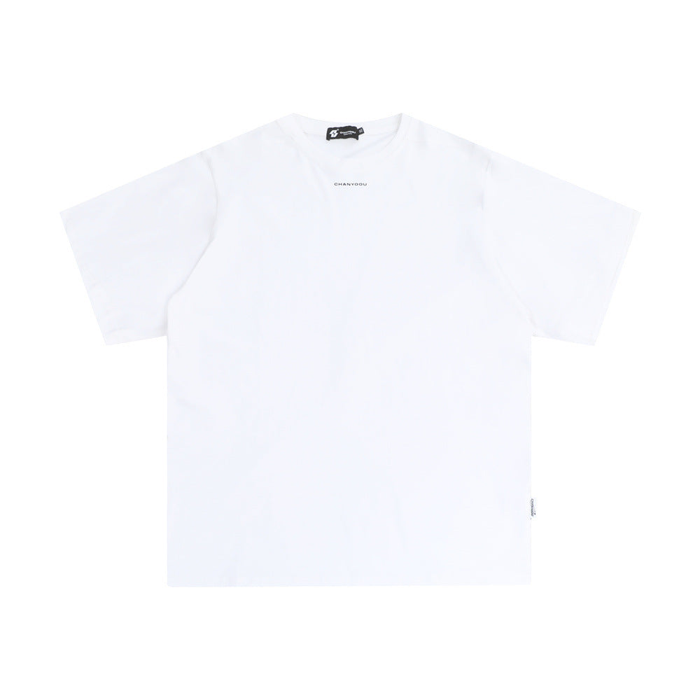 Simple Letter Short Sleeve T-shirt Summer Loose