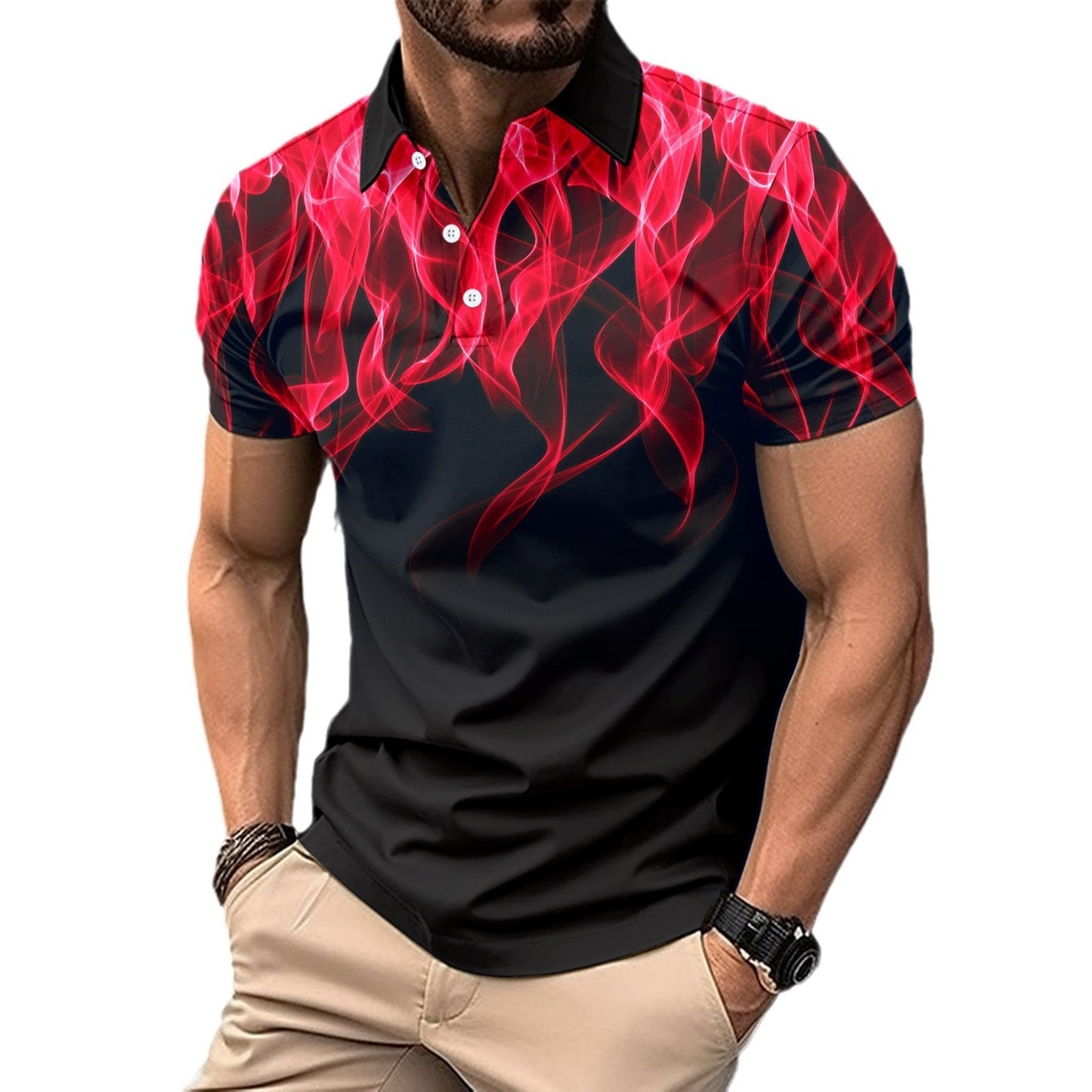 Lapel Button Business Digital Printing Top