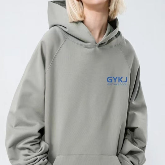 Women's Letter Printed Loose Cotton Hoodie