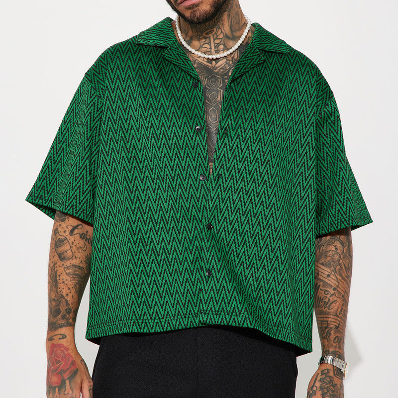 Men's Fashion Individual Casual Loose Top Shirt
