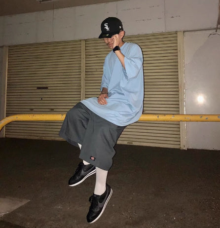 American Style Small Collar Short Sleeved Base Shirt