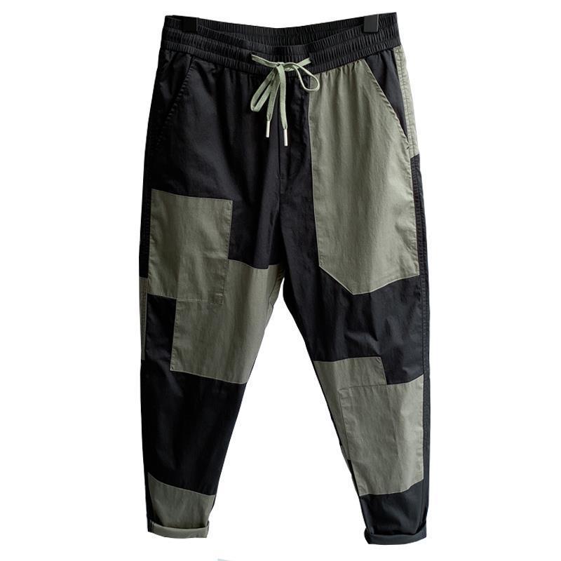 Trendy Cargo Pants Men's Fashionable Loose Straight Men's Casual Trousers Ding Thin