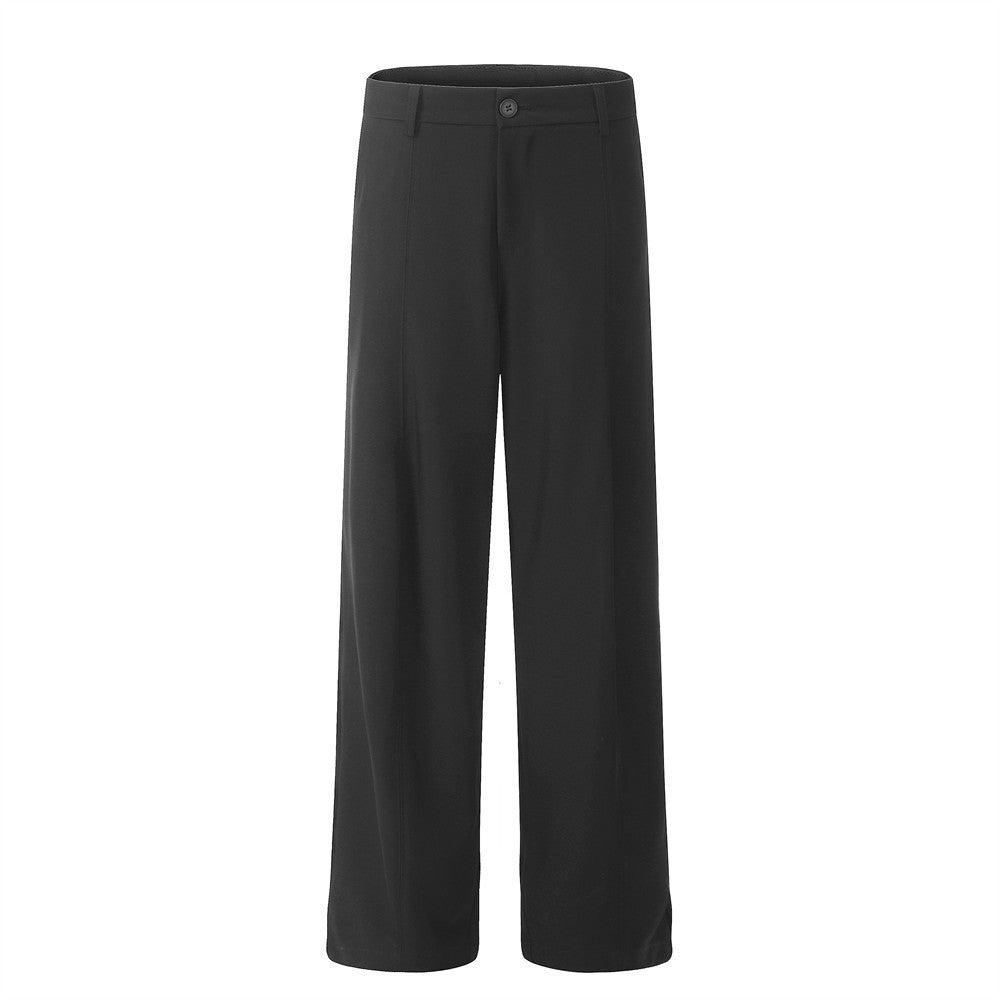 Casual Suit Pants Men's American Style Trend Loose All-match Solid Color