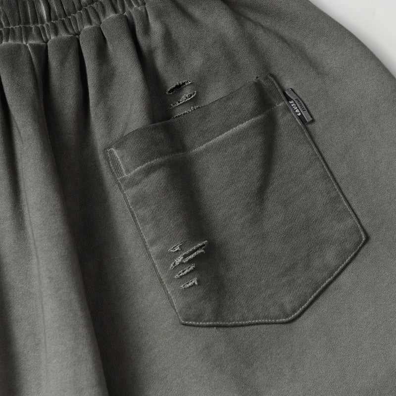 American Retro Loose Drawstring Shorts