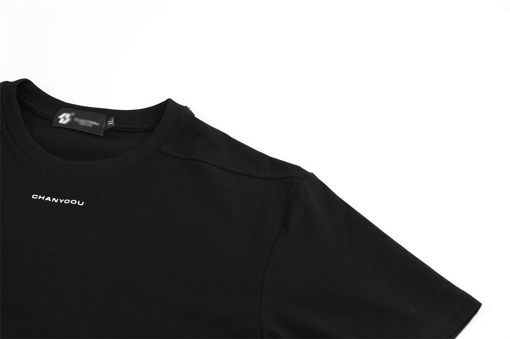 Simple Letter Short Sleeve T-shirt Summer Loose
