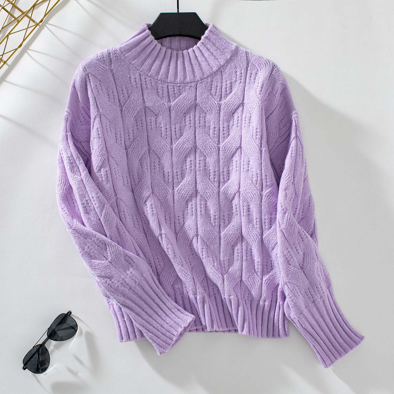 Women's Loose Twisted Pullover