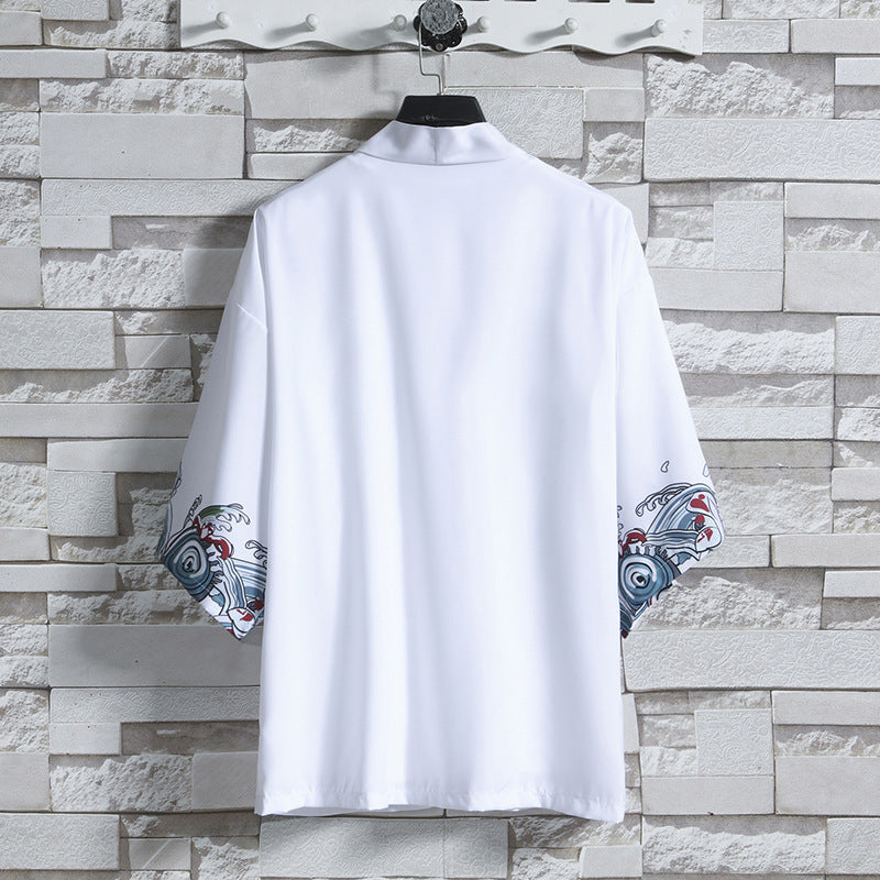 Printed Casual Sleeve Loose Top