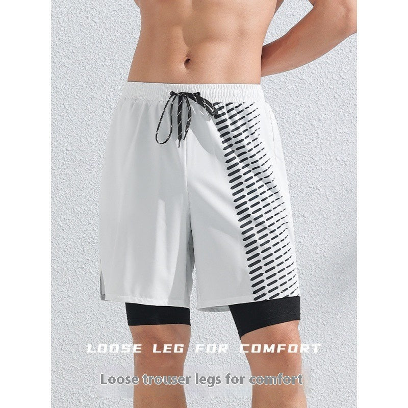Men's Casual Minimalist Printed Beach Pants