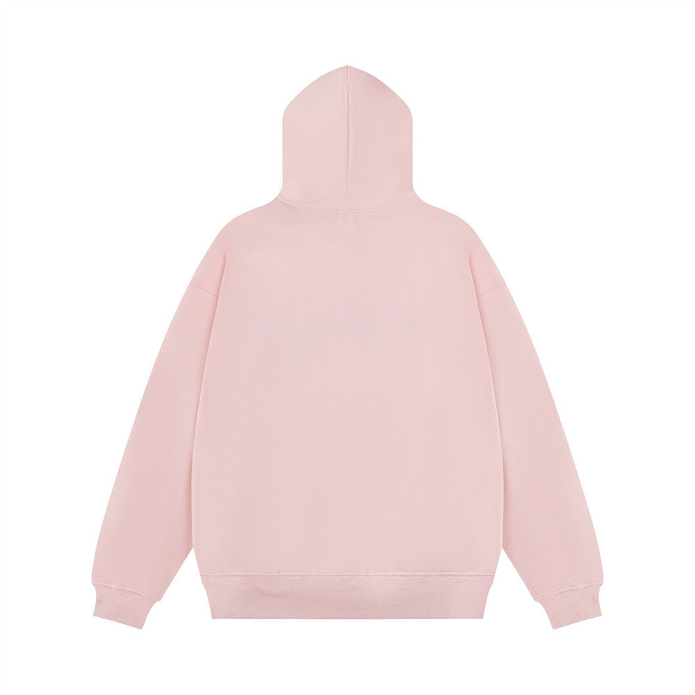 Creative Bunny Patch Embroidered Hoodie
