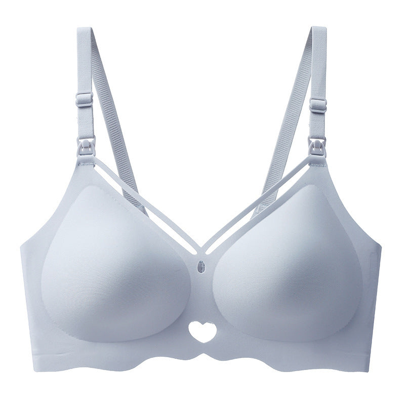 Seamless Hollow Heart Without Steel Ring One Piece Underwear