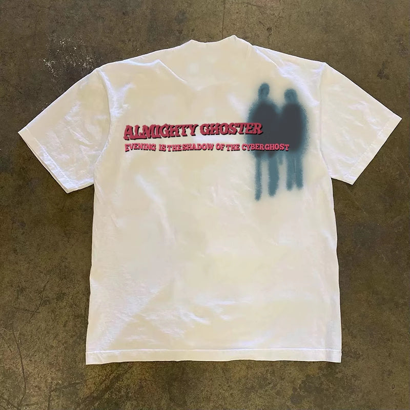 Cotton Couple's Loose Short-sleeved T-shirt