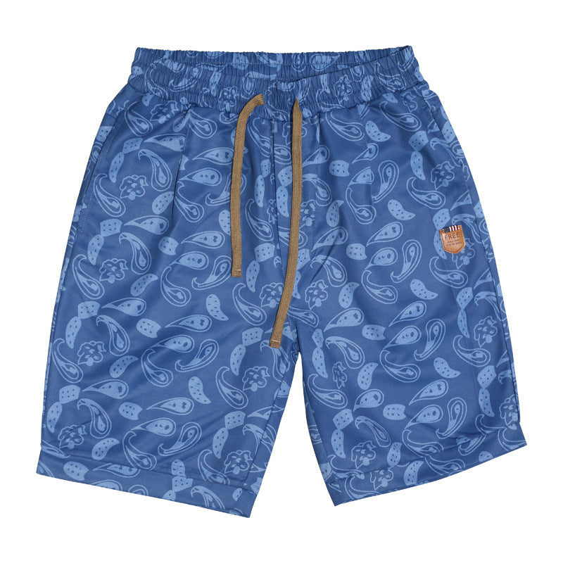 Polyester Casual Shorts Men's Loose
