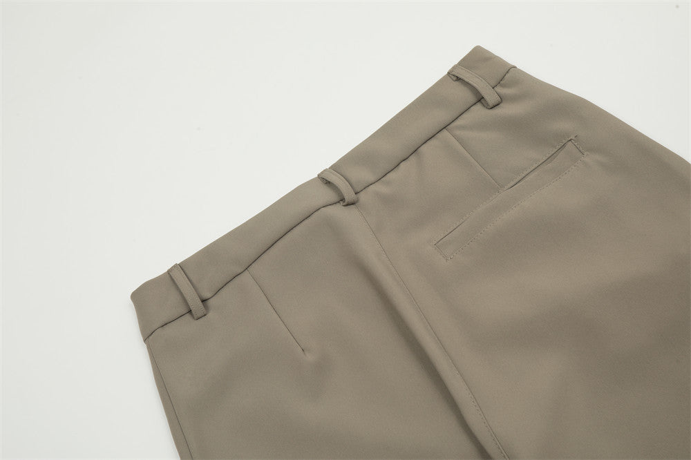Casual Suit Pants Men's American Style Trend Loose All-match Solid Color