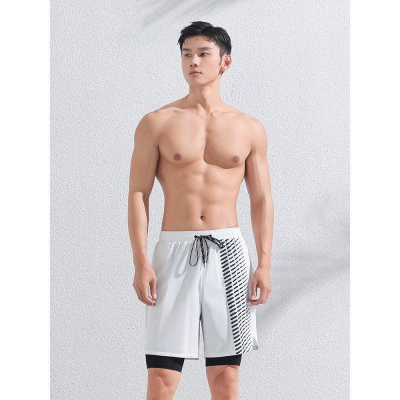 Men's Casual Minimalist Printed Beach Pants