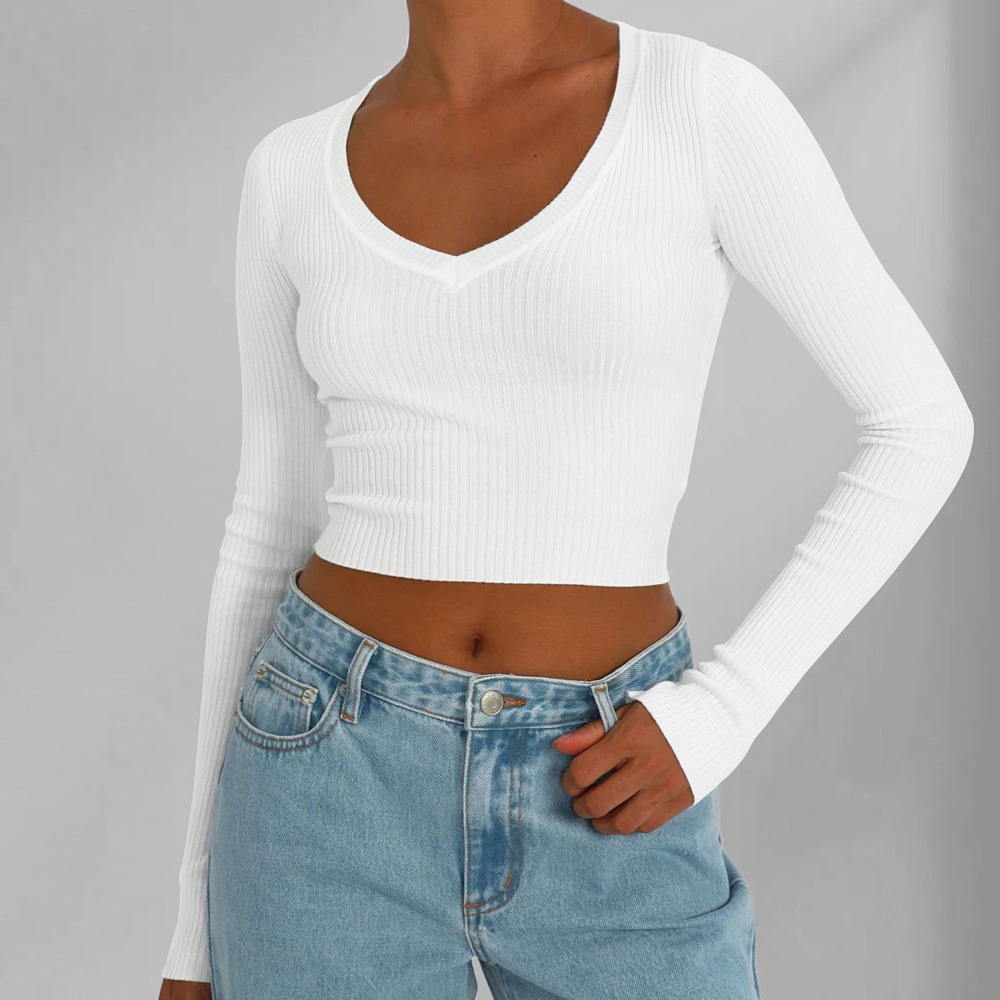 Top Summer Women's Design Long-sleeved Sweater