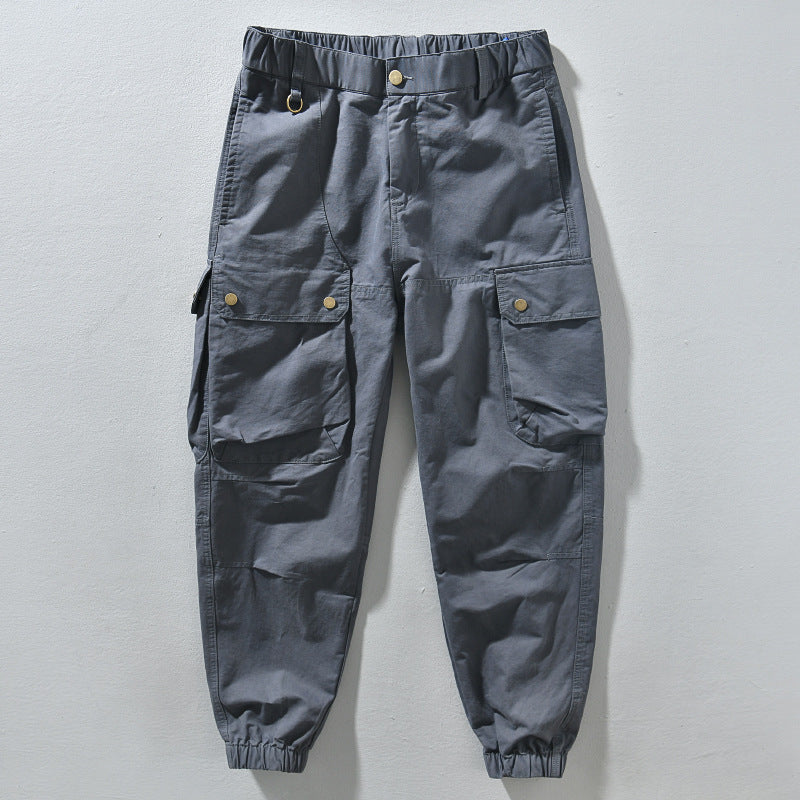 Casual Cotton Street Popular All-matching Overalls Men