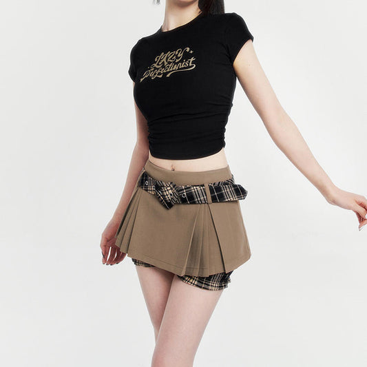 Women's Hot Girl Pleated Skirt Anti-exposure Bottom Shorts