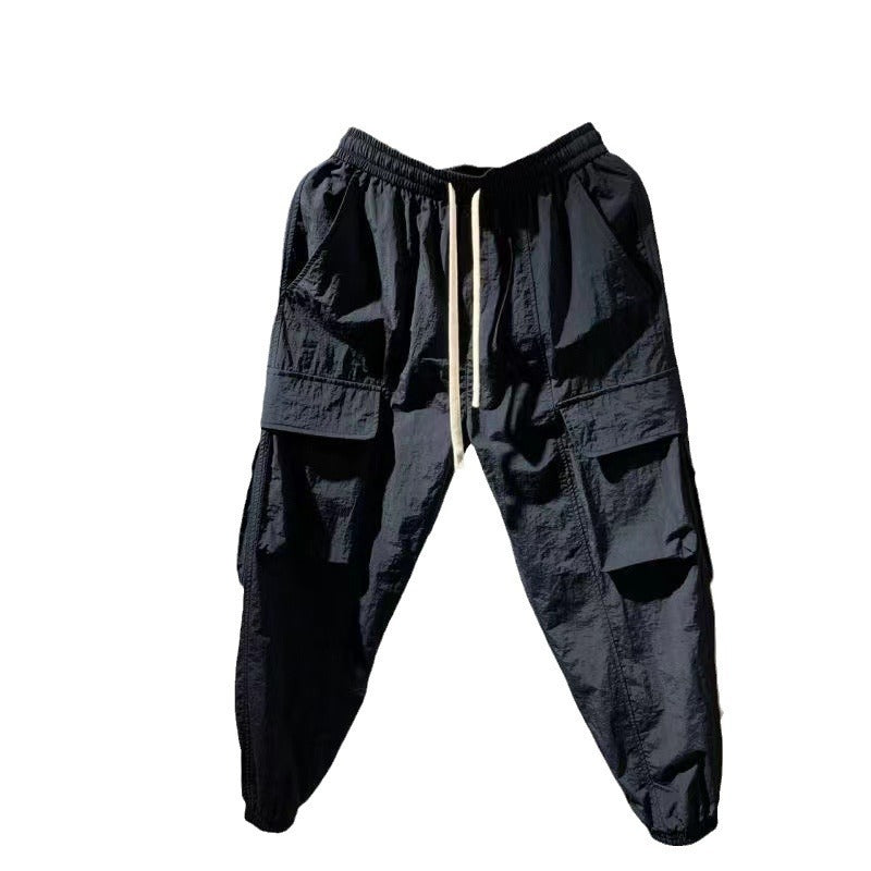 Fashion Personality Men's Thin Simple Overalls