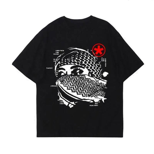Y2k T-shirt Print O Neck Graphic Shortsleeve Aesthetic