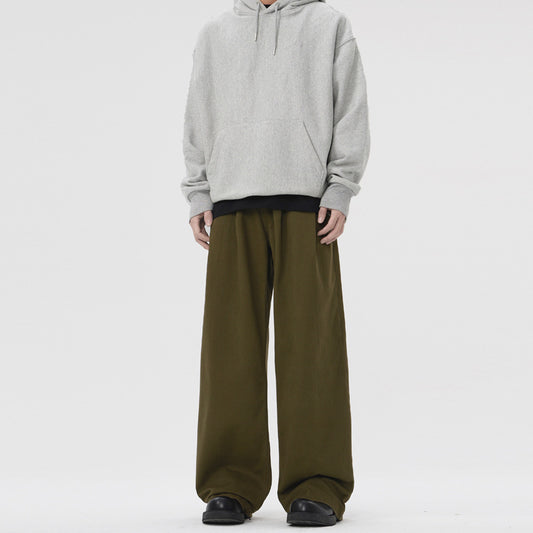 American Retro Army Green Leisure Commute Pants