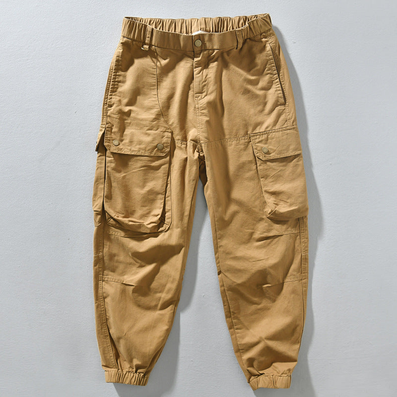 Casual Cotton Street Popular All-matching Overalls Men