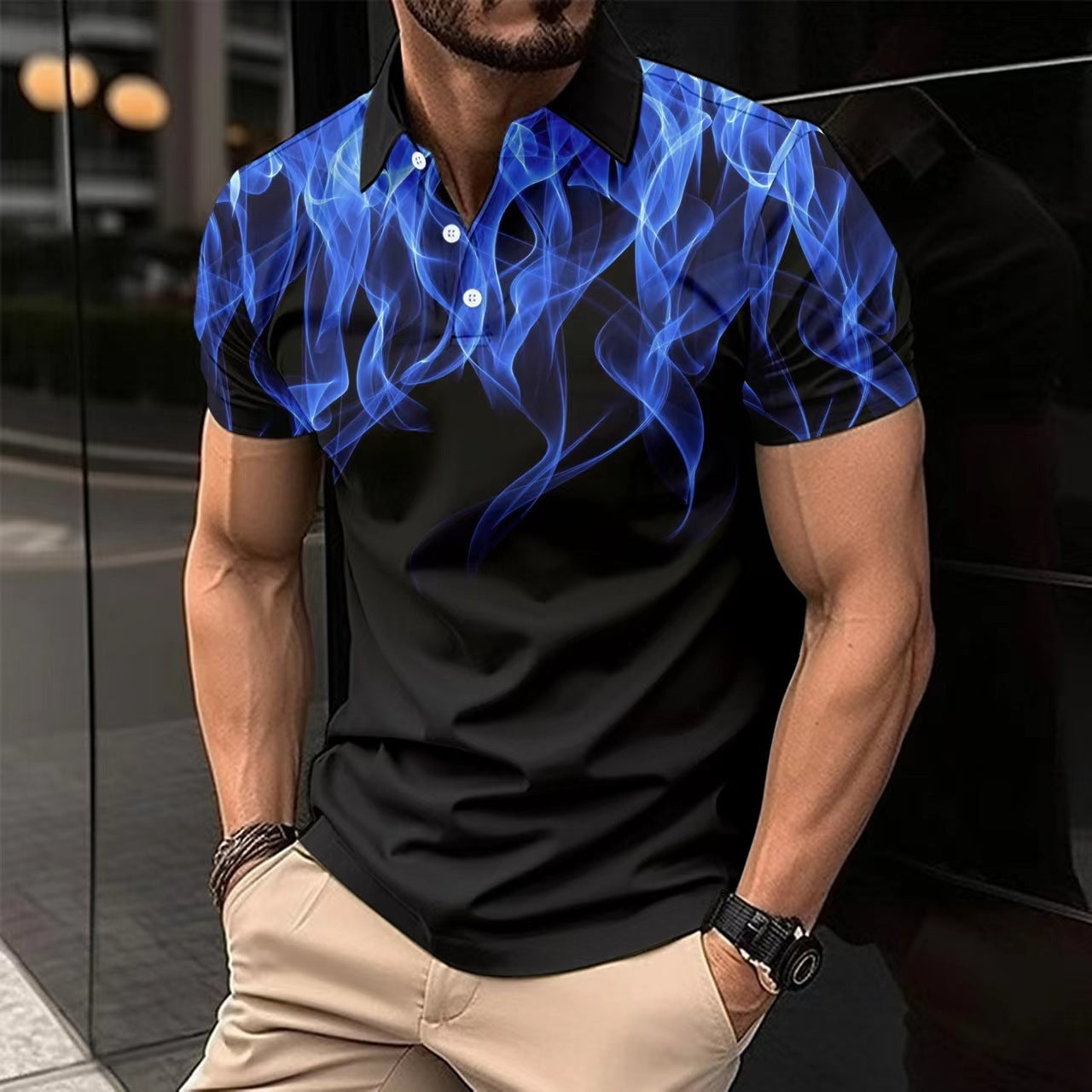 Lapel Button Business Digital Printing Top