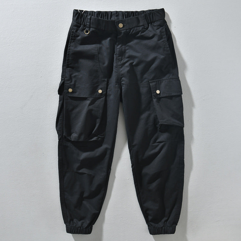 Casual Cotton Street Popular All-matching Overalls Men
