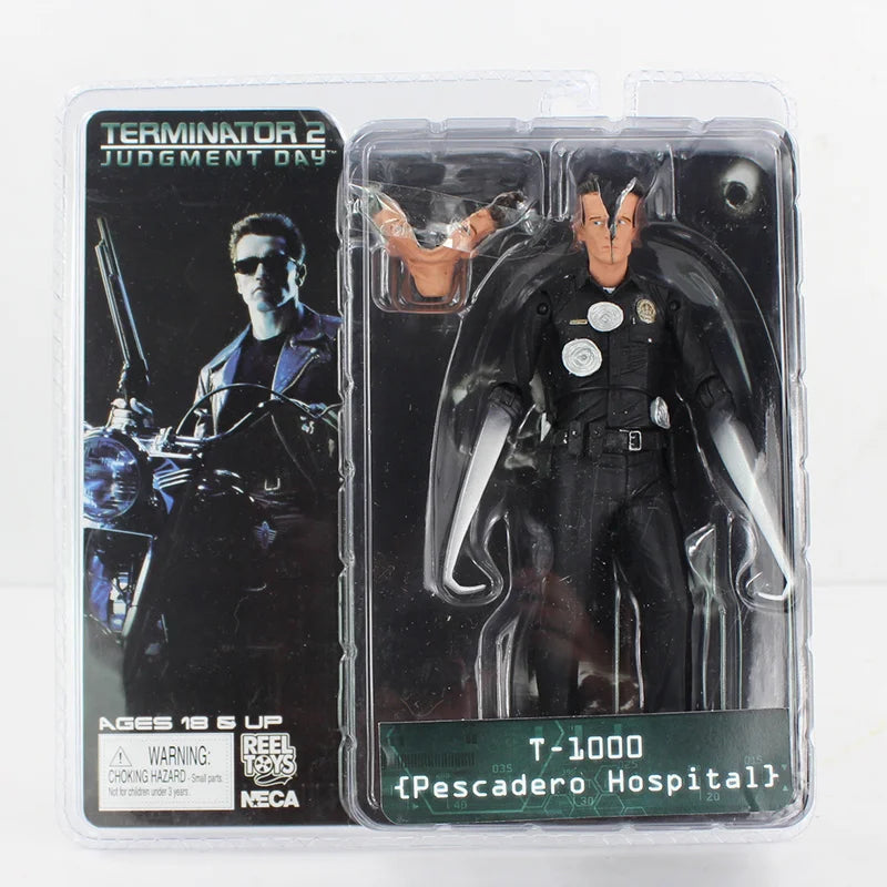 NECA the Terminator T-800 T-1000 Endoskeleton PVC Action Figure Collectible