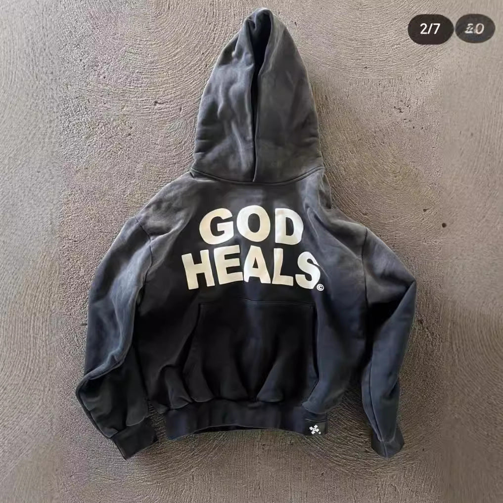 Hooded Sweater Heavy Long Sleeve Jacket