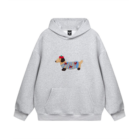 Cartoon Casual Long-sleeve Hooded Pullover