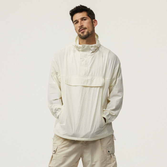 Outdoor Sun-proof Clothes Men's Summer Ice Silk Quick-drying Breathable And UV-resistant