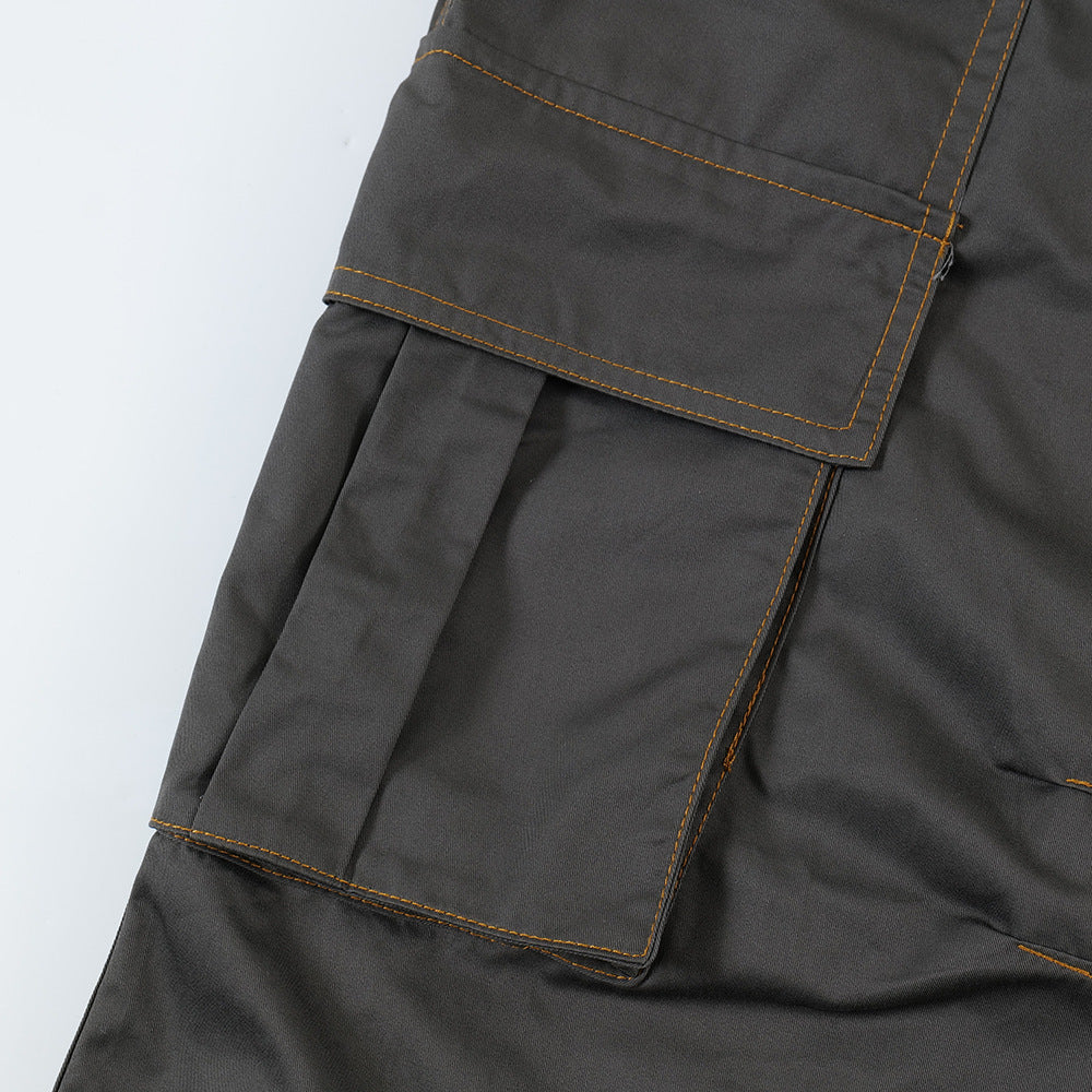 Men's Drawstring Sports Wide Legs Loose Trousers