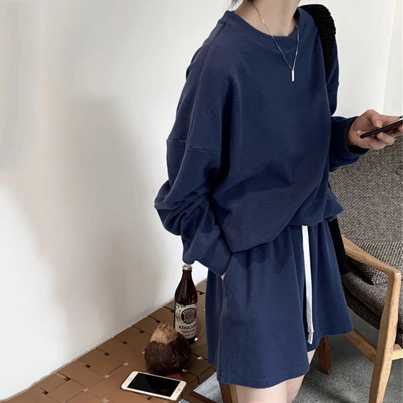 Suit Female Loose Slimming Long Sleeves
