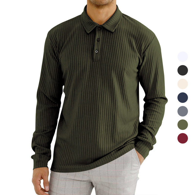 Men's Spring And Autumn Long Sleeve T-shirt Top