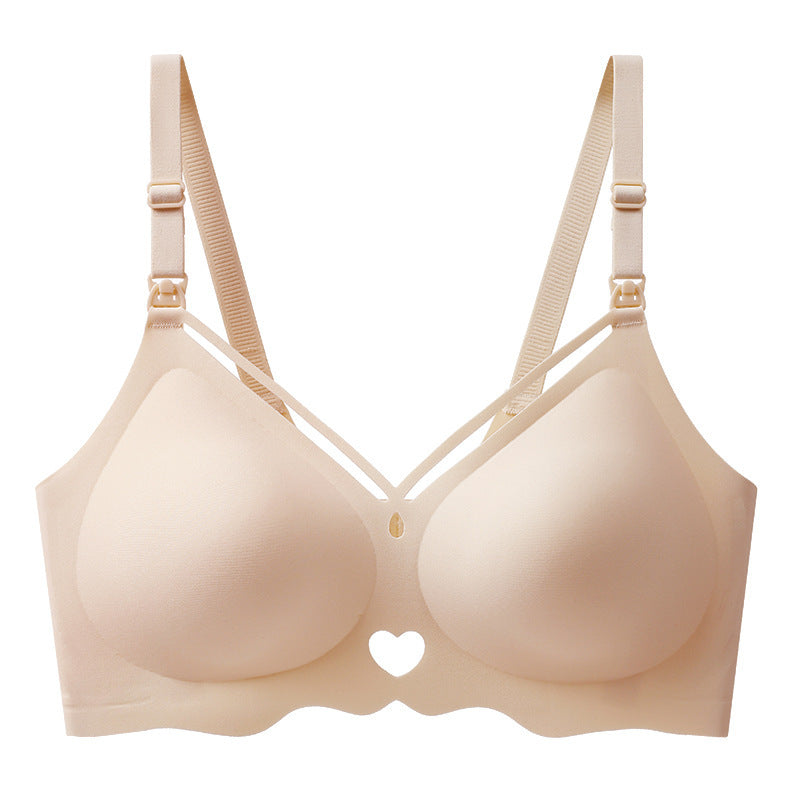 Seamless Hollow Heart Without Steel Ring One Piece Underwear