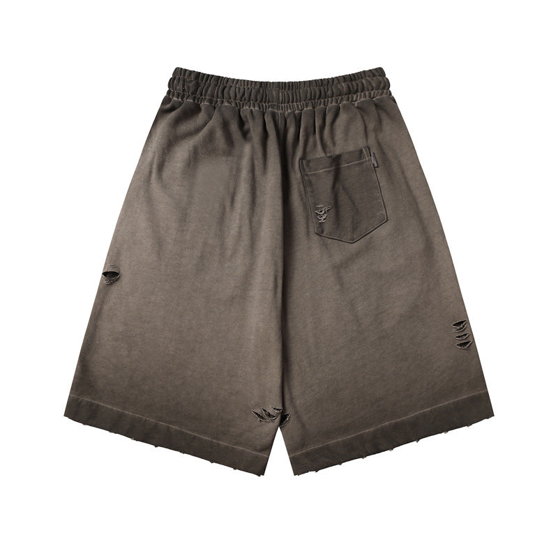 American Retro Loose Drawstring Shorts